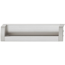 Ручка врізна алюміній колір нержавіюча сталь 143x43mm