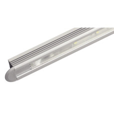 Світильник LED 2005 врізний алюмінієвий колір: срібний 12V/1.2W тепле біле світло 820мм