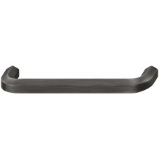 Ручка меблева цамак 108x32мм,  колір чорний нікельований
