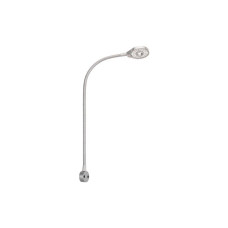 Світильник LED 3018 24V/2.5W пластик колір: срібний холодне біле світло 4000К накладний